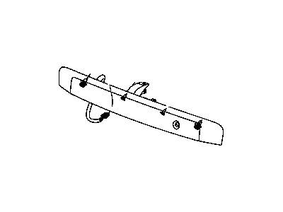 Jeep 5SE04RXFAA BAR Light Support