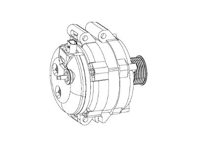 Ram 56029696AA GENERATOR Engine