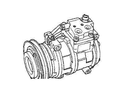 2AMA58032A Mopar Compressor A/C With Clutch Illustration 1 of 1