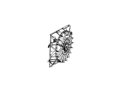 Mopar 55056948AG Fan Module Radiator Cooling