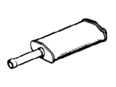 Jeep Cherokee Tail Pipe - 83500482