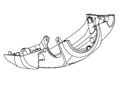 Ram 5YL67JXWAA SHROUD Steering Column Lower