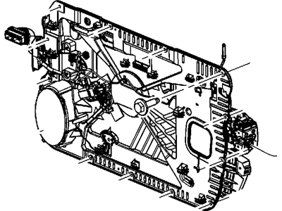 Dodge 68044849AA PANEL Carrier Plate Front Door