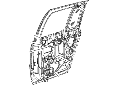 Dodge Shadow Door Latch Assembly - 55027888