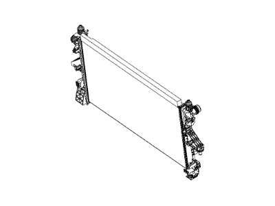 Ram 68188992AA RADIATOR Engine Cooling