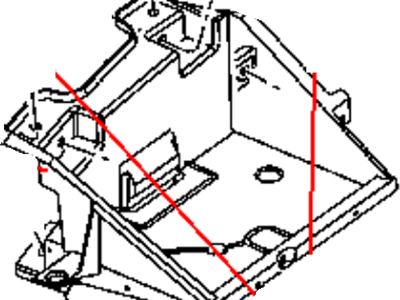 Dodge 55362632AB TRAY Battery