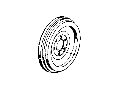 Jeep 53020519AB Flywheel