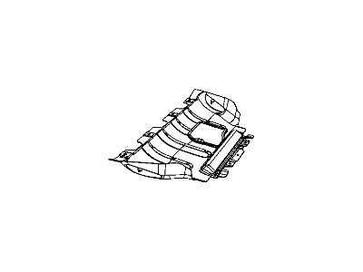 Mopar 55079191AD Belly Pan Front