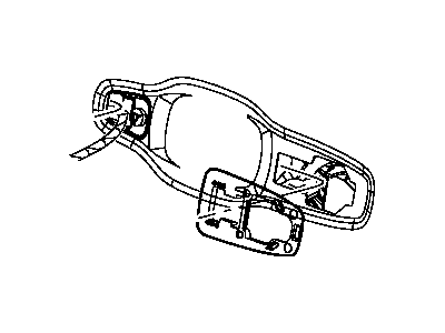 Mopar 4589860AD Bracket Door Handle Mopar 4589860AD Bracket Door Handle