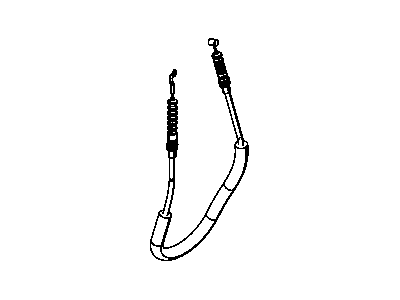 Chrysler 68058975AD CABLE Outside Handle Rear Door