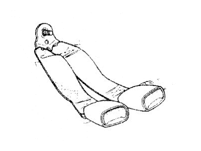 Chrysler WR18MF6 Rear Belt Assembly