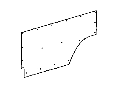 Dodge 1HB67XDVAA PANEL Quarter Trim