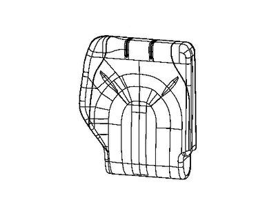 Chrysler 6ED07PD2AA COVER Rear Seat Back 3rd Row