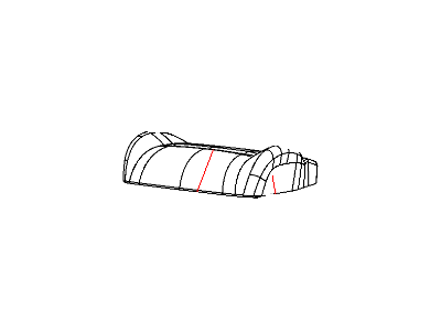 Dodge 1NG271DVAA COVER Front Seat Cushion