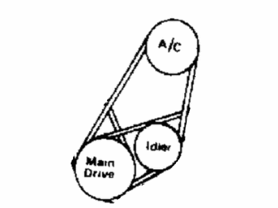 Chrysler TC Maserati Drive Belt - B0015386