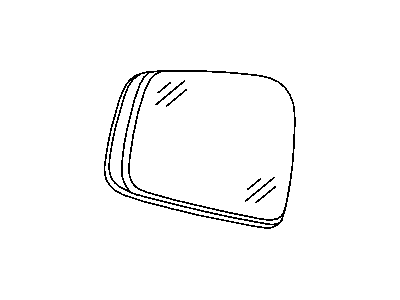 Jeep 68092054AB GLASS Mirror Replacement