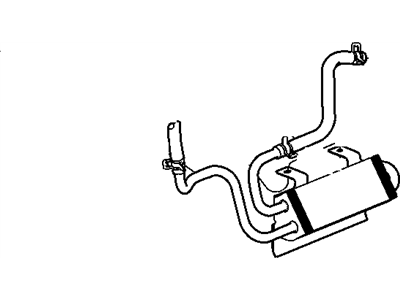 Mopar 5272354AD Cooler Power Steering Cooler with Hoses and Gear