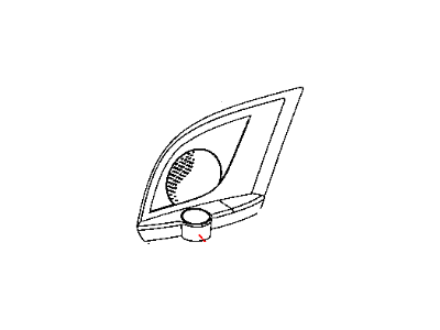 Chrysler 1JZ201W1AA ARMREST Quarter Panel