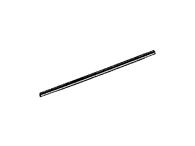 Mopar 5109812AB Weatherstrip Rear Door Belt Outer Mopar 5109812AB Weatherstrip Rear Door Belt Outer