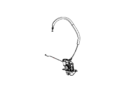Mopar 4589065AB Latch Lift Gate