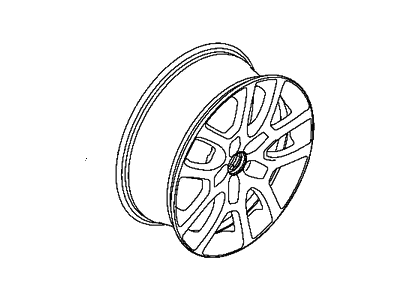 Jeep 6CV65NTZAA WHEEL Aluminum