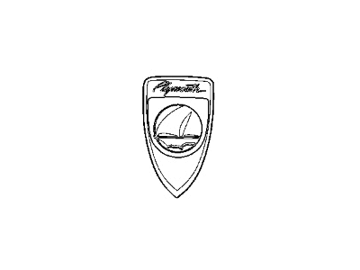 Chrysler Prowler Emblem - SL76YVFAA