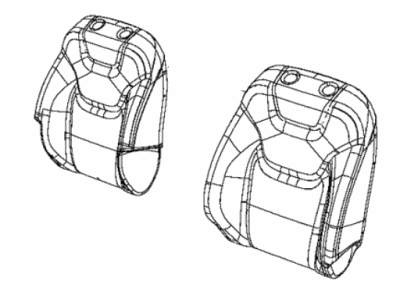 Mopar 6SS77DX9AD Cover Front Seat Back Mopar 6SS77DX9AD Cover Front Seat Back