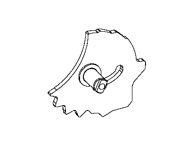 Mopar 68002054AB Sector Assembly Transfer Case