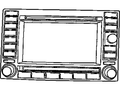 Dodge 56038646AK RADIO AM/FM CD W/NAV/DVD & CD-CTRL
