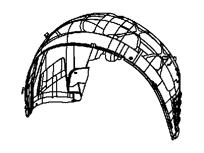 Chrysler 68084291AE SHIELD Splash Rear