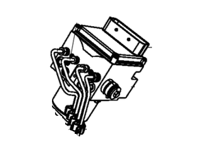Mopar 68258948AA Tube Brake Hydraulic Control Unit To Junction Block Right