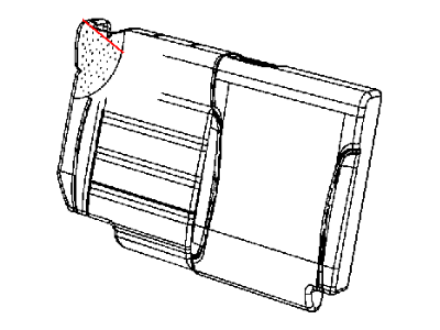 Jeep 5MH70XDBAB COVER Rear Seat Back Right