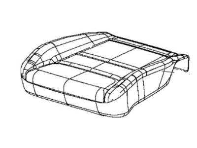 Mopar 6RE66BD3AD Cover Front Seat Cushion