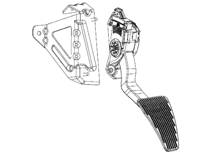 Mopar 68044317AB Pedal Accelerator