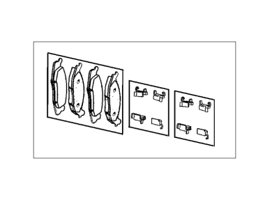 Mopar VWJA3183AC Pad Kit Front Disc Brake