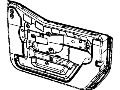 Mopar 68002353AC Door Front Half