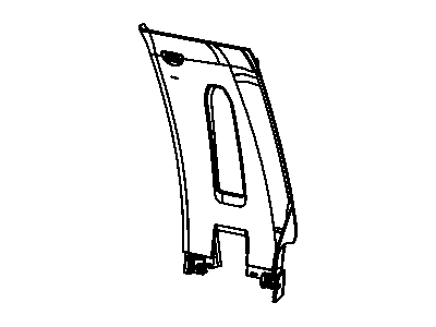 Mopar 1MH96BD1AA Panel B Pillar Upper Trim