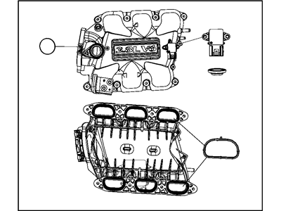 Jeep 4781578AM PLENUM Intake Manifold See Important Note