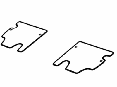 Mopar 5RY12DX9AC Mat Kit Floor Second Row