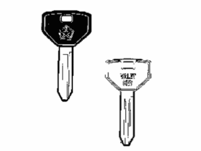 Mopar 4723480 Key, 78 Groove