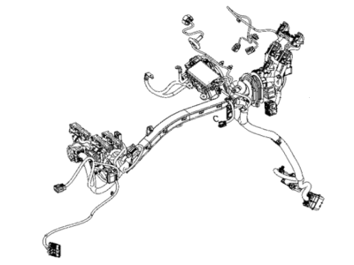 Mopar 68394655AD Wiring Dash Left, Driver Side