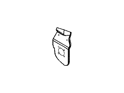 Mopar 5112746AA Reinforcement Brake Booster 5112746AA Mopar Reinforcement Brake Booster Illustration 1 of 1