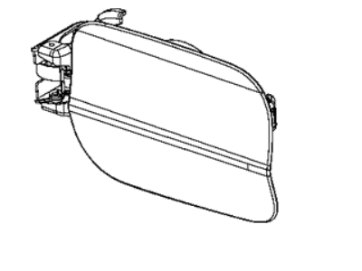 Dodge 68436272AB DOOR Fuel Fill