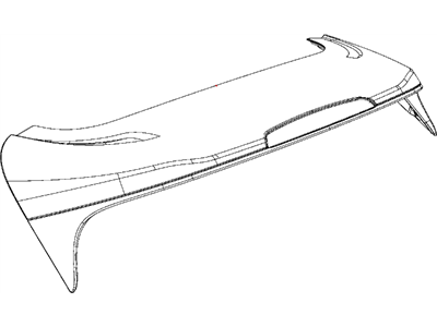 Jeep 1UV35TZZAG SPOILER Liftgate Includes Nozzle, Lamp. And Seals