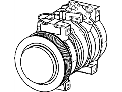 Dodge 5290012AB COMPRESSOR Air Conditioning With Clutch