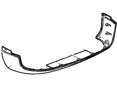 Dodge Bumper - 55076614AC