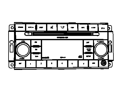 Mopar 5064941AC Radio Am/Fm/6 DVD