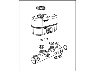 Ram 68144664AA MASTER CYLINDER Brake