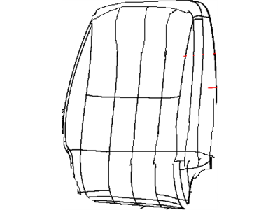 Mopar 5ME74HL5AA Cover Rear Seat Back Mopar 5ME74HL5AA Cover Rear Seat Back