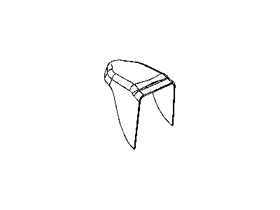 Mopar 68026786AA Bracket Fender Mounting 68026786AA Mopar Bracket Fender Mounting Illustration 1 of 1